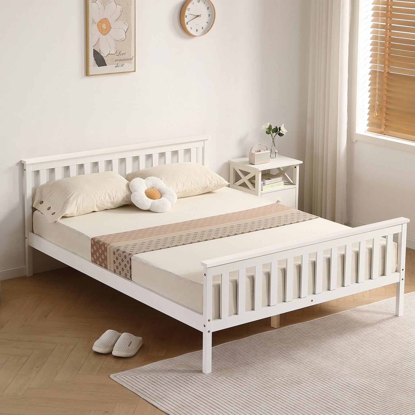 Atlantis Wooden Bed Frame - A Classic and Timeless Addition to Your Bedroom Decor