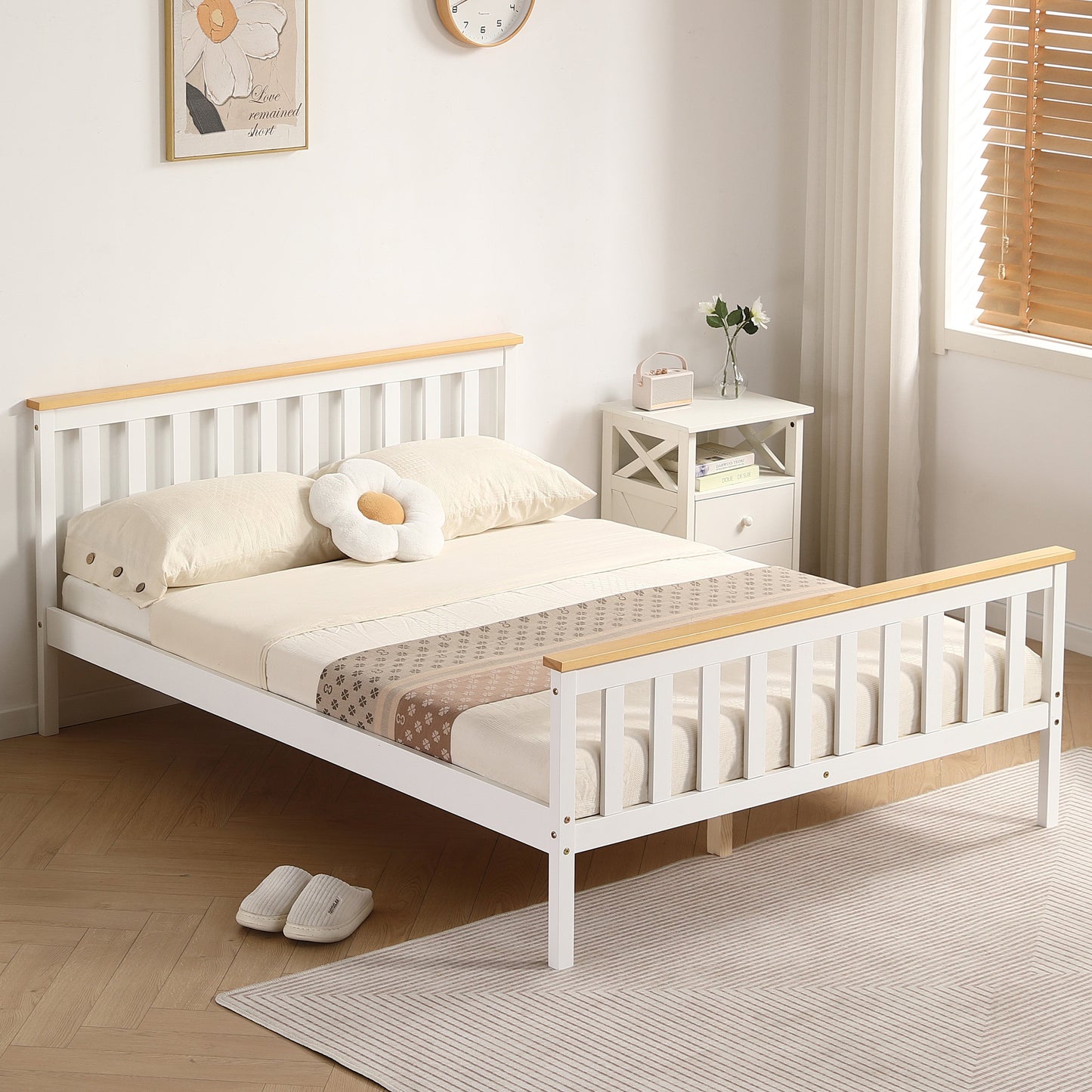 Atlantis Wooden Bed Frame - A Classic and Timeless Addition to Your Bedroom Decor