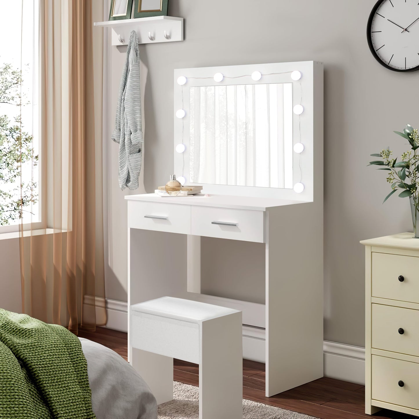 Ariel 2 Drawer dressing table set