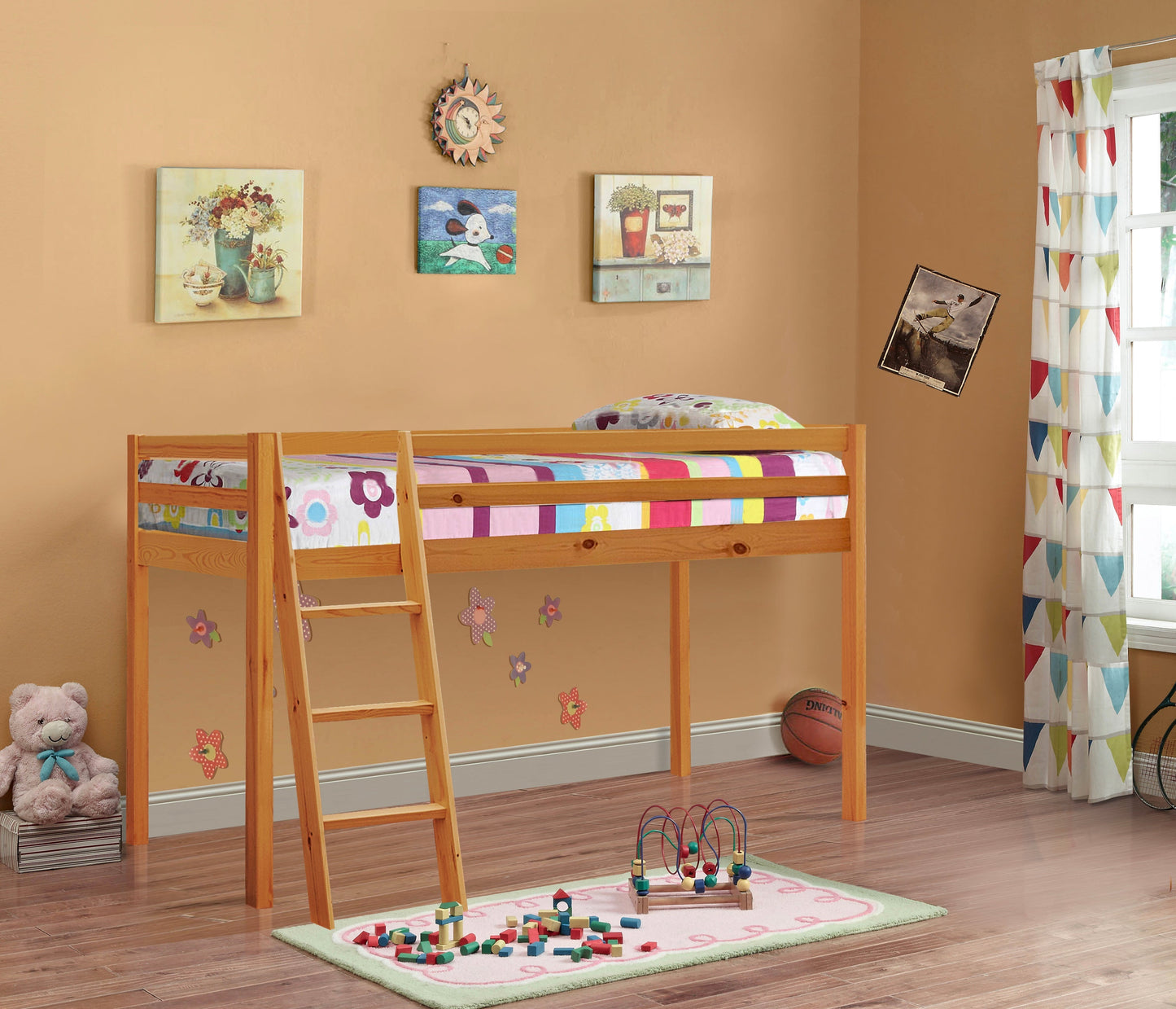 Practical 3ft Wooden Mid Sleeper Bed - A Stylish and Space-Efficient Choice for Your Child’s Bedroom