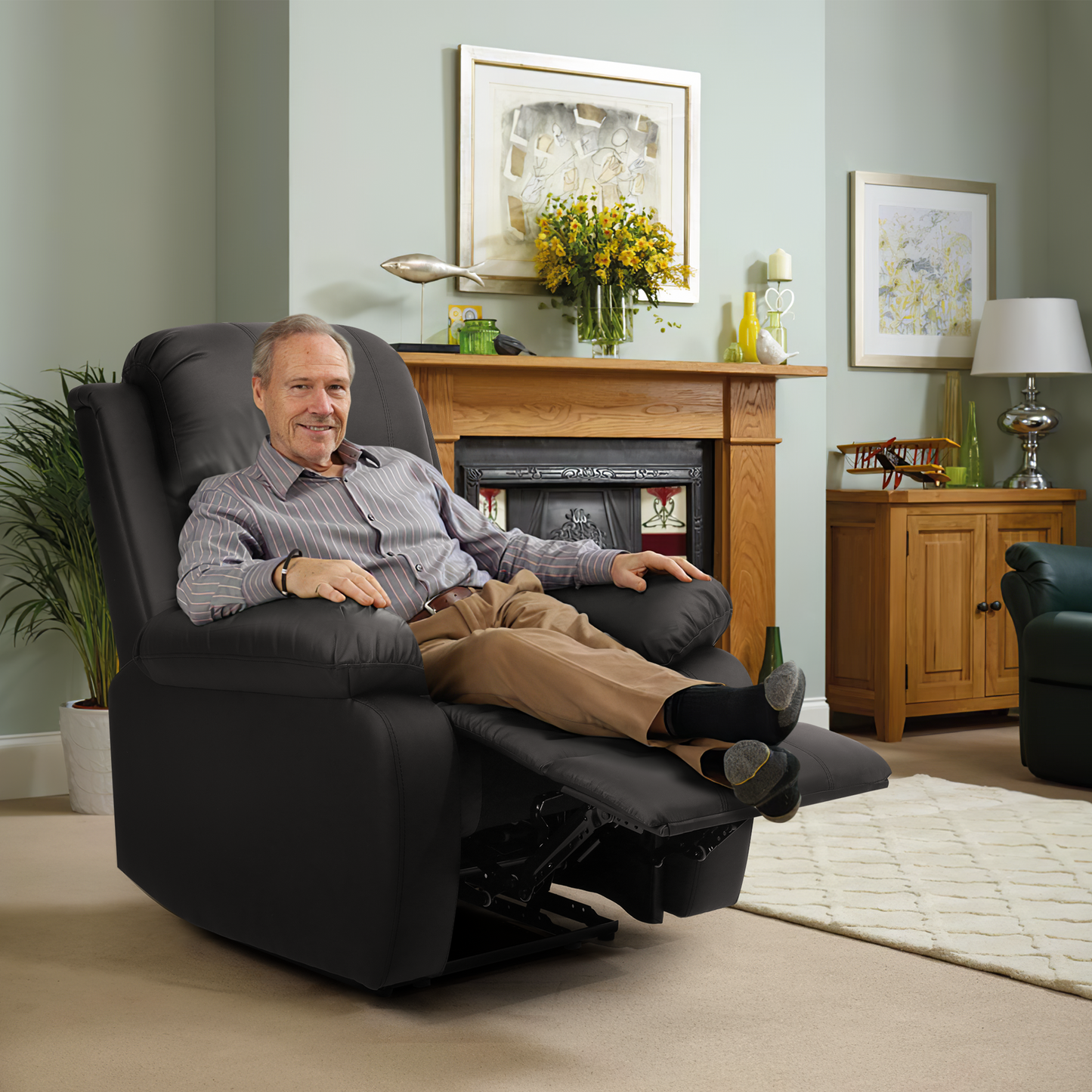 Milan Reclining Luxury Faux Leather Sofa Set - Indulge in the Ultimate Comfort and Style for Your Living Room